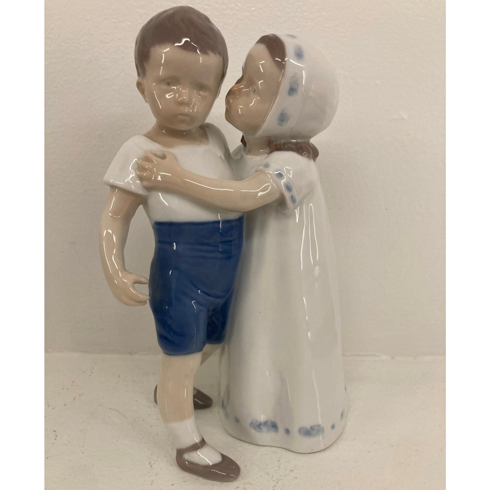 Vintage Bing & Grondahl B&G Denmark Porcelain Figurine No. 1614 Love Refused